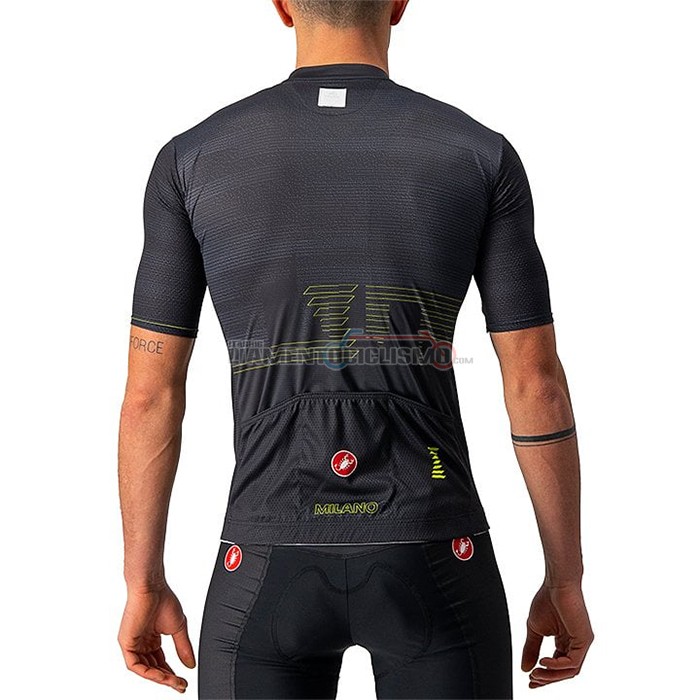 Abbigliamento Ciclismo Giro d'Italia Manica Corta 2021 Nero